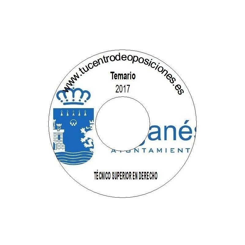 Temario Técnico Superior en Derecho. Ayuntamiento de Leganés